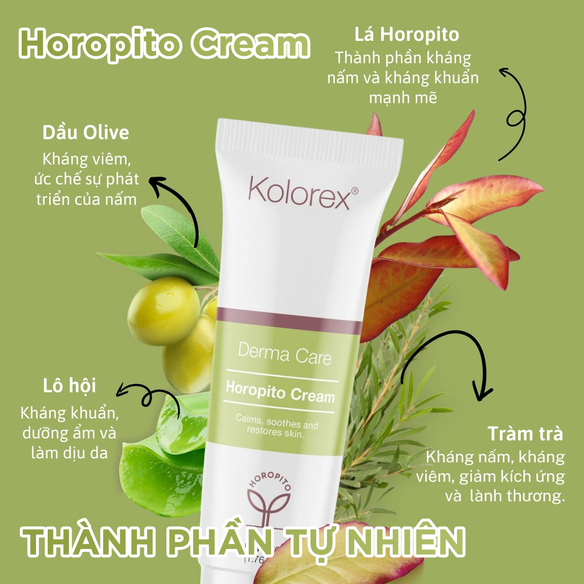 Kolorex Derma Care Horopito Cream 50g (1.76oz) - Ảnh 5